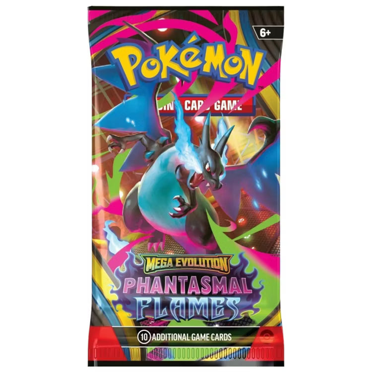 Pokemon Mega Evolutions Phantasmal Flames Booster Pack