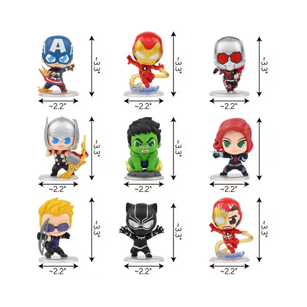 Yume : Cosbi Bobble-Head Collection - Marvel Comics - The Avengers Series Blind Box