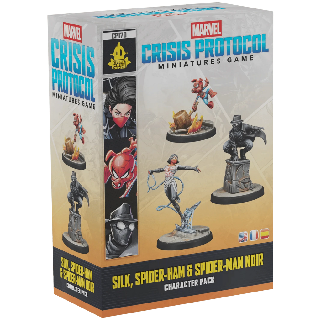 Marvel Crisis Protocol: Silk, Spider-Ham & Spider-Man Noir - Character Pack