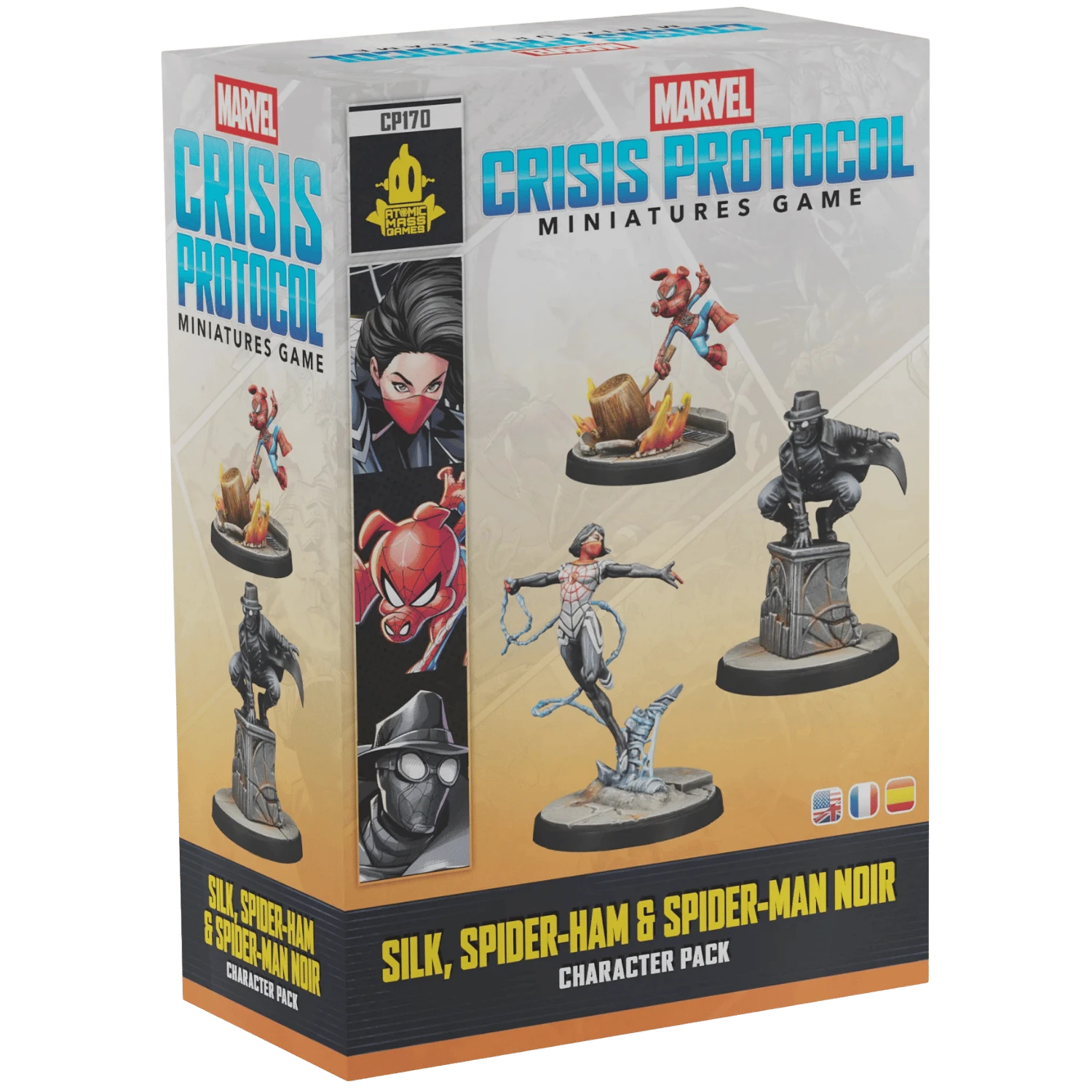 Marvel Crisis Protocol: Silk, Spider-Ham & Spider-Man Noir - Character Pack