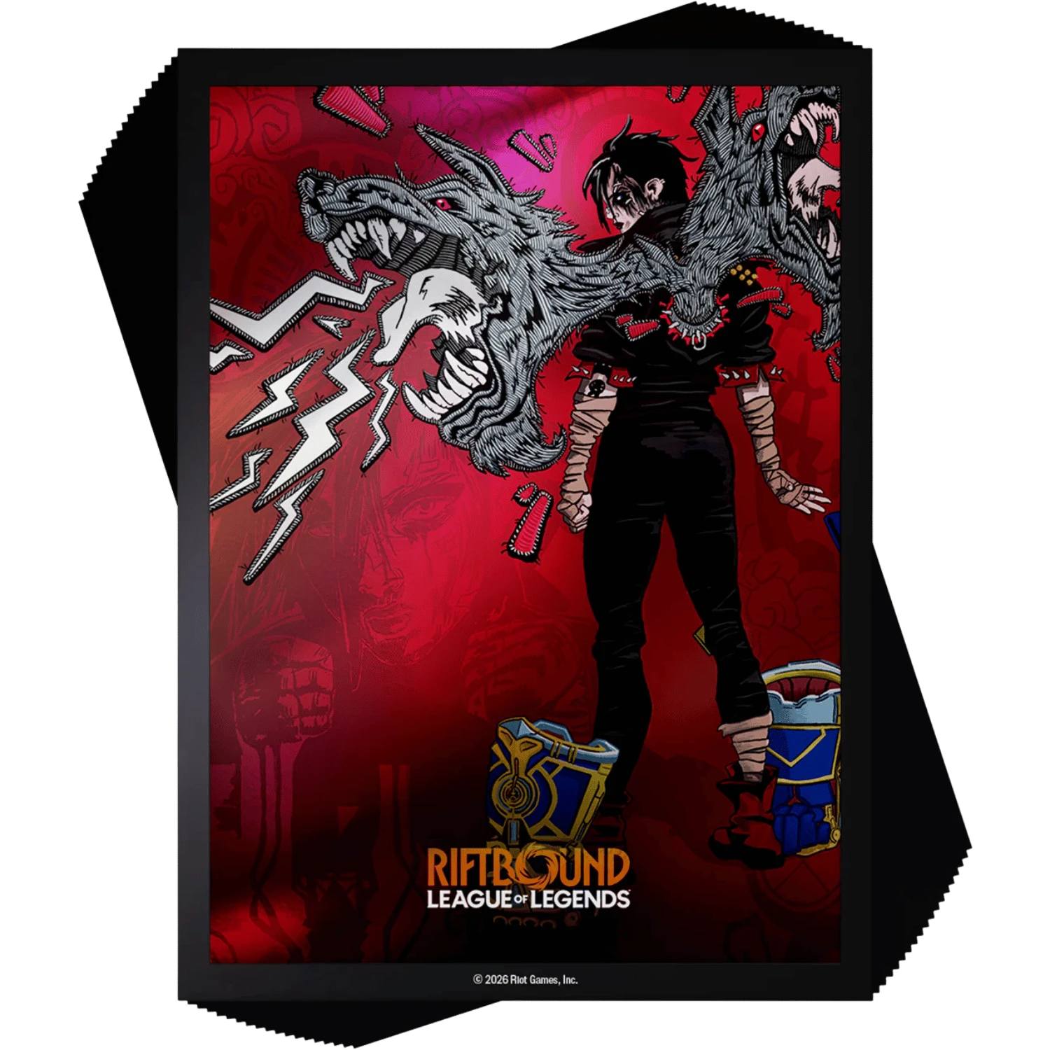 Riftbound: League of Legends TCG: Unleashed "Vi, Piltover Enforcer" - Card Sleeves (100)