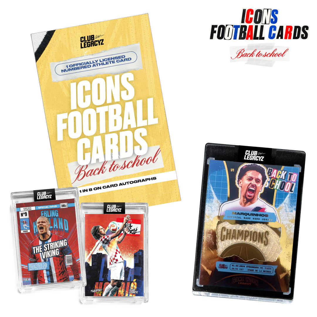 2026 Club Legacyz Soccer Icons Back to School Fifth Edition Hobby Pack (1 Pack) (Pre-sell)