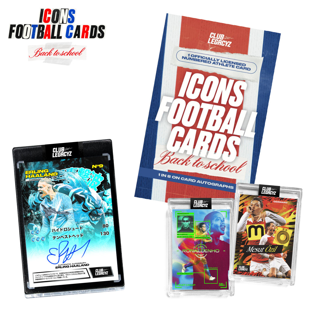 2026 Club Legacyz Soccer Icons Back to School Fifth Edition Hobby Pack (1 Pack) (Pre-sell)