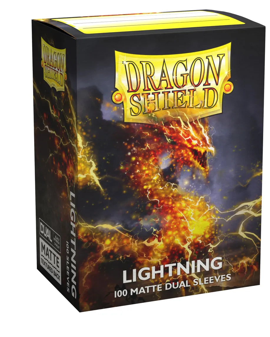 Dragon Shield: Matte Dual Standard Sleeves - LIGHTNING (100ct)