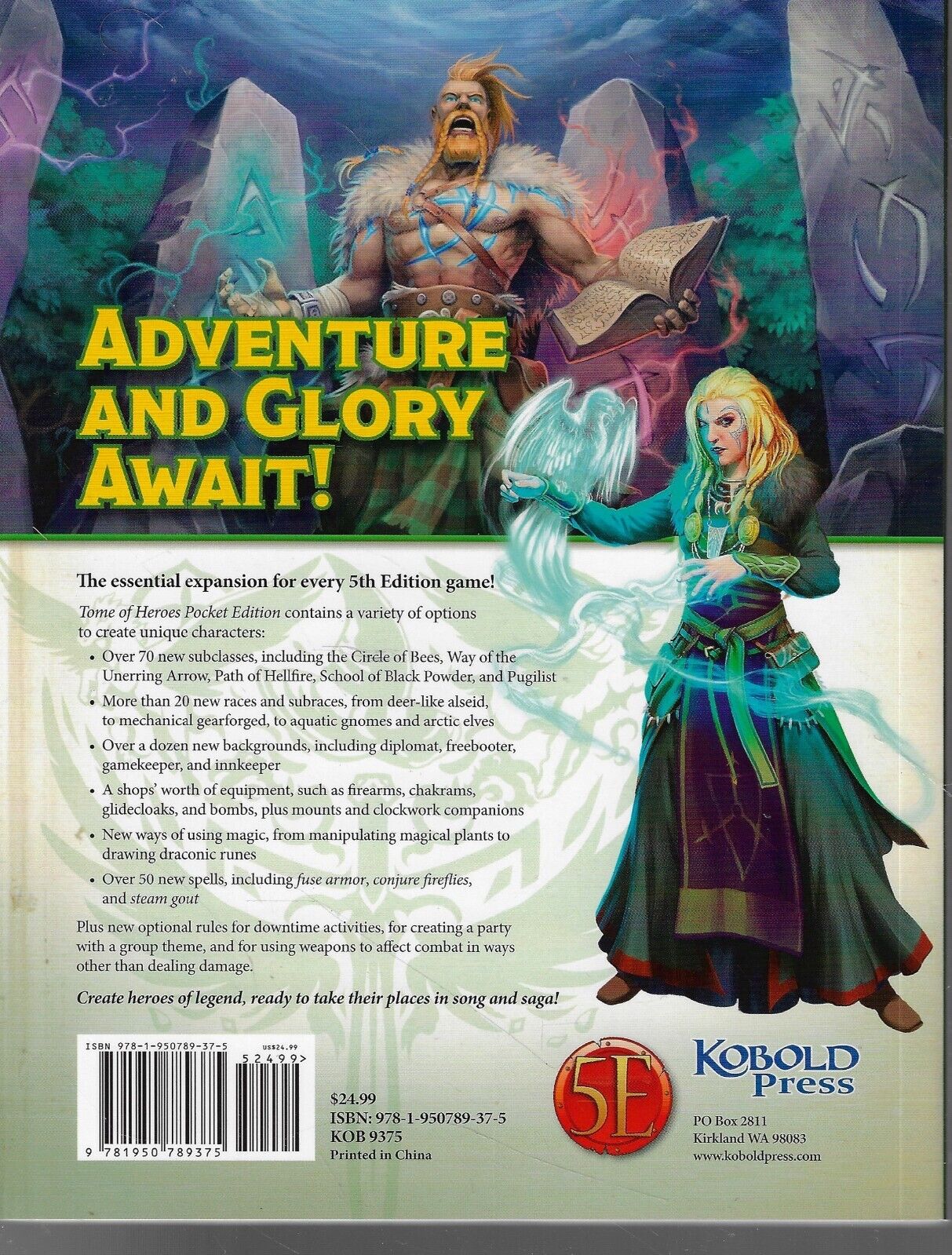 Tome of Heroes (5E) by Kobold Press