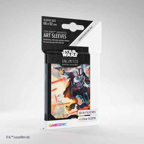 Gamegenic Sleeves: Star Wars Unlimited - Mandalorian