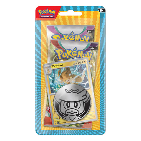 Pokemon TCG: Pawmot Card With 2 Booster Packs & Coin