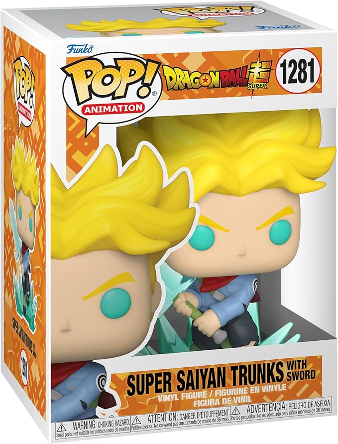 Funko Pop! Animation: Dragon Ball Super - Super Saiyan Trunks with Sword