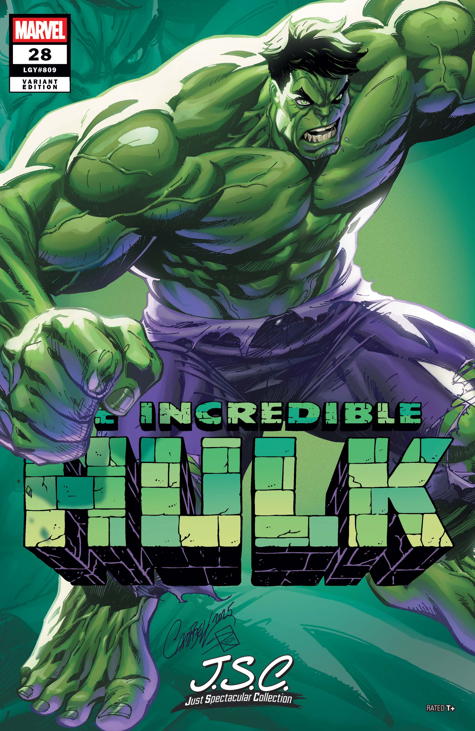 INCREDIBLE HULK (2023) #28 (J.S.C VARIANT)