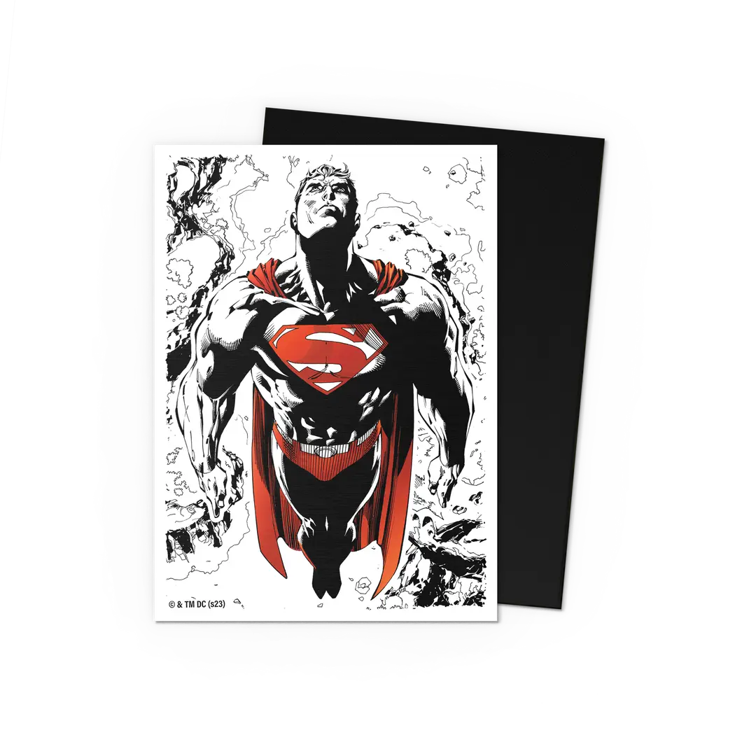 Dragon Shield Superman Core Matte Dual Art Sleeves (100-Pack) (Red/White Variant)