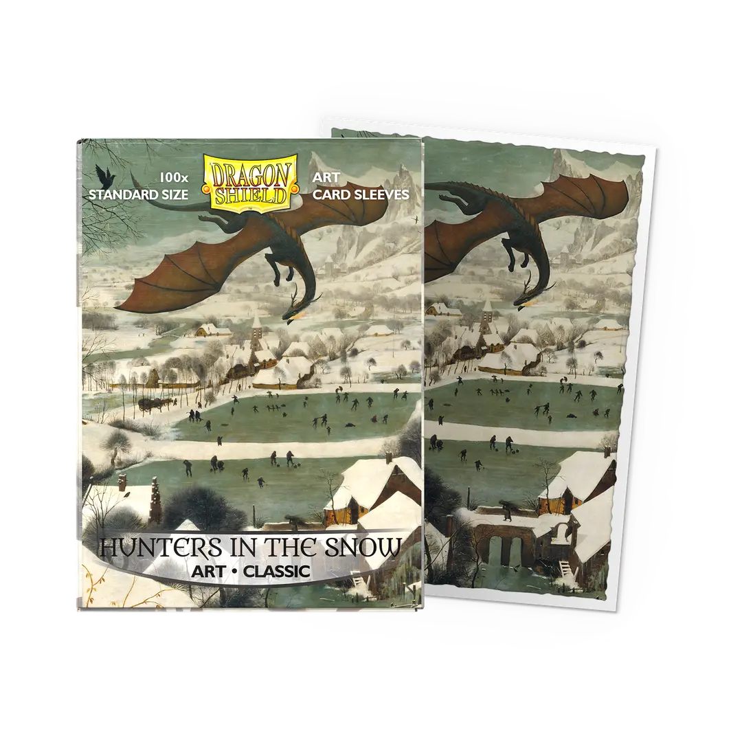Dragon Shield: Hunters In The Snow - Classic Art Sleeves (100 Sleeves)