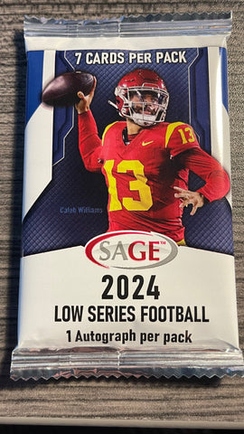 2024 SAGE Low Series Football Hobby Pack