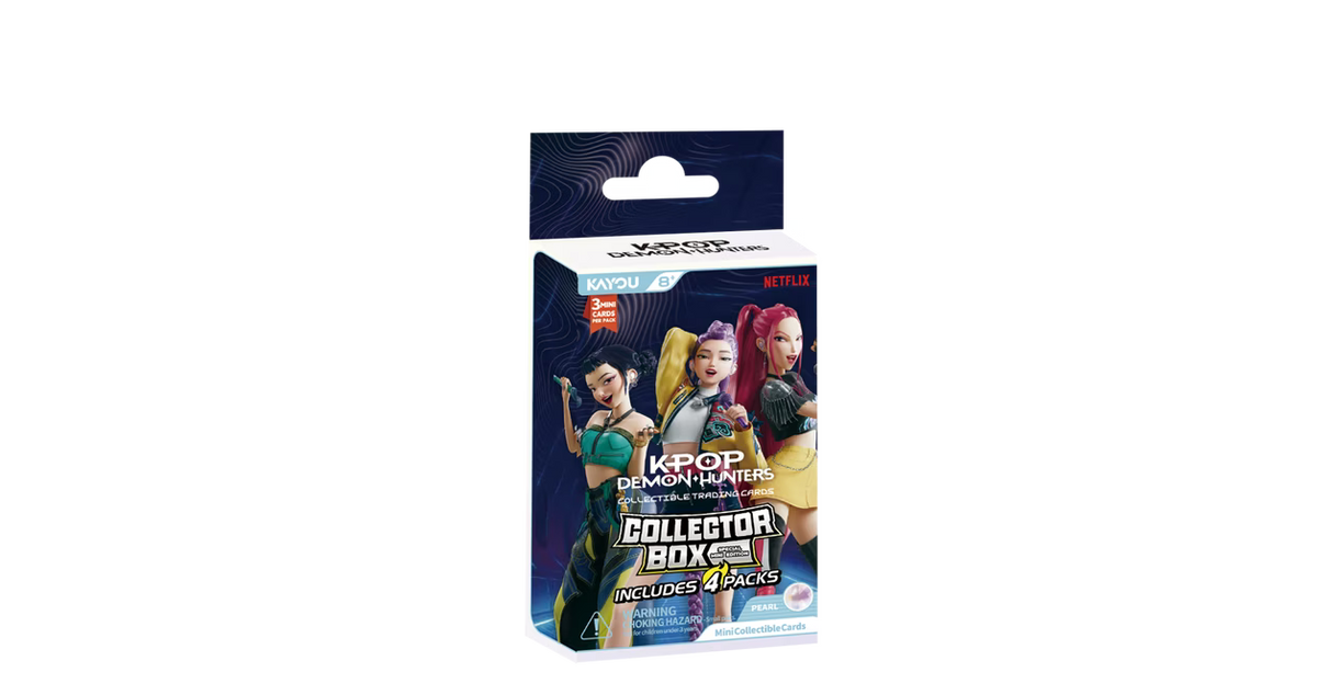 Kayou KPop Demon Hunters Collectible Cards: Special Mini Edition - Collector Box (4 Packs)