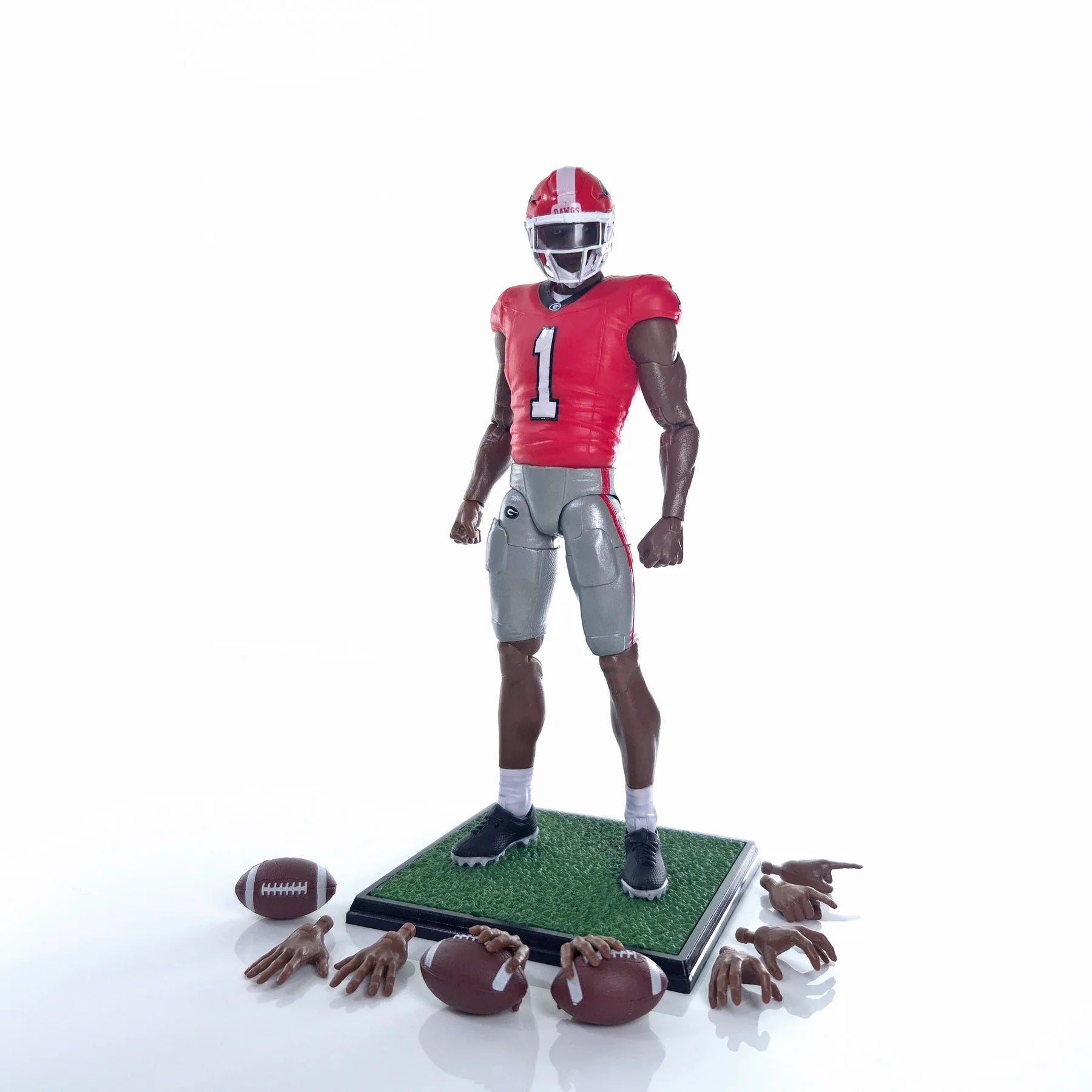 Collegiate Legends #1 GEORGIA Walk-on Player Action Figure | Dark