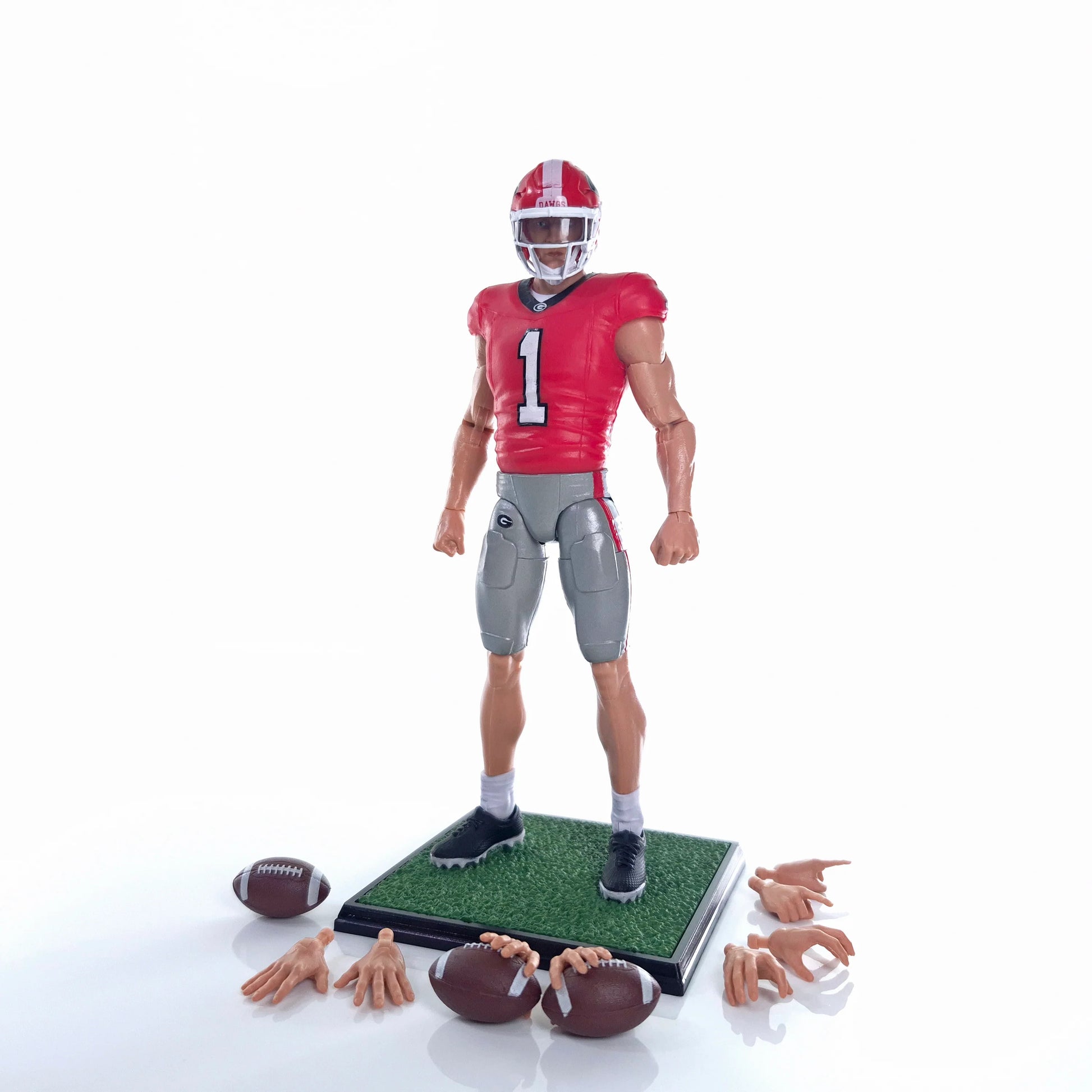 Collegiate Legends #1 GEORGIA Walk-on Player Action Figure | Light