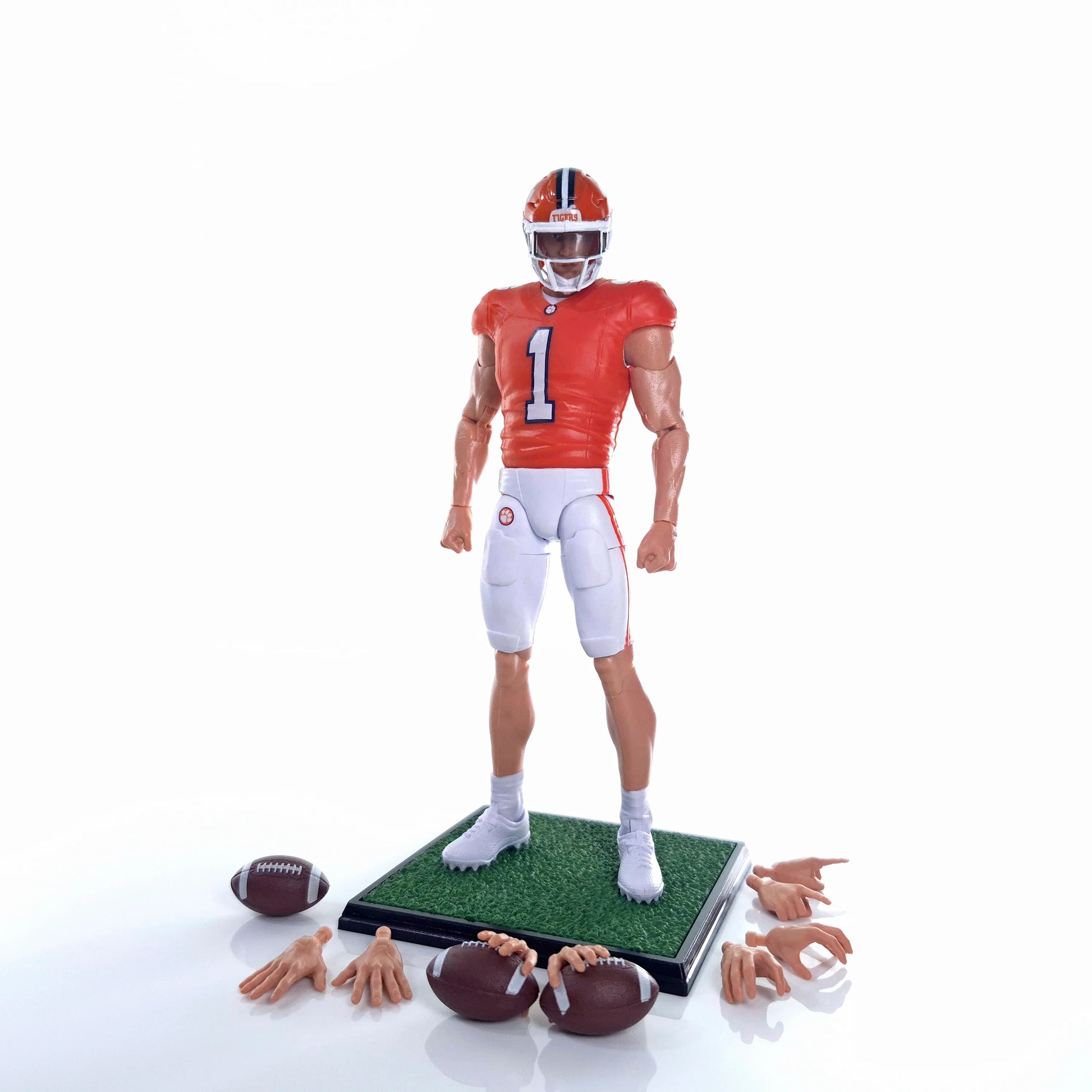 Collegiate Legends #1 CLEMSON Walk-on Player Action Figure | Light