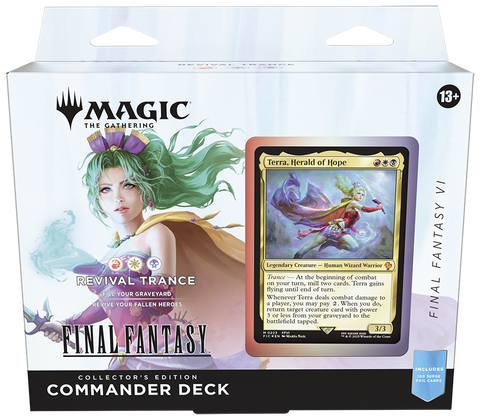 Magic: The Gathering - FINAL FANTASY Commander Deck - FINAL FANTASY VI Revival Trance (Collector's Edition) (Pre-order, Ships 6/13/25)