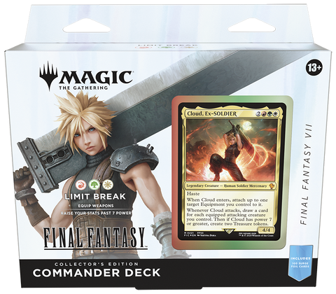 Magic: The Gathering - FINAL FANTASY Commander Deck - FINAL FANTASY VII Limit Break (Collector's Edition) (Pre-order, Ships 6/13/25)