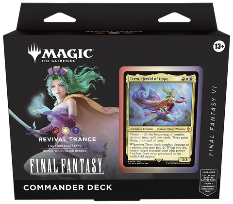 Magic: The Gathering - FINAL FANTASY Commander Deck - FINAL FANTASY VI Revival Trance (Pre-order, Ships 6/13/25)