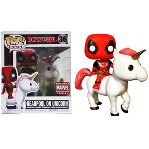 Marvel Funko POP! Rides Deadpool on Unicorn Vinyl Figure (Marvel Collectors Corp Exclusive)
