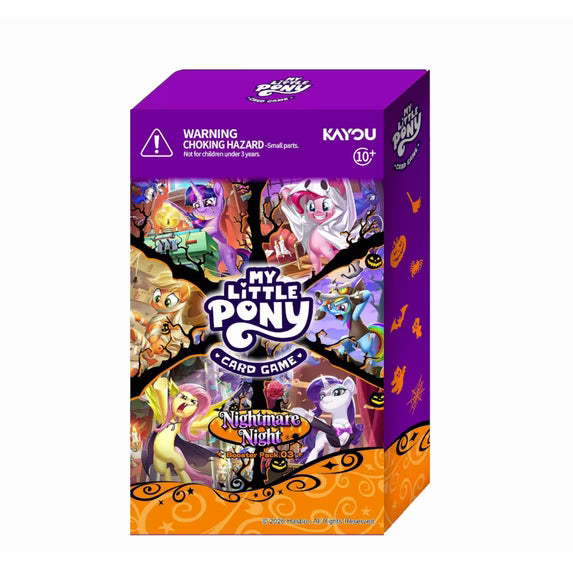 Kayou My Little Pony Trading Card Game Series 3: Nightmare Night Collector Box (5 PACKS)