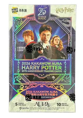 2026 Kakawow Harry Potter 25th anniversary trading cards pack