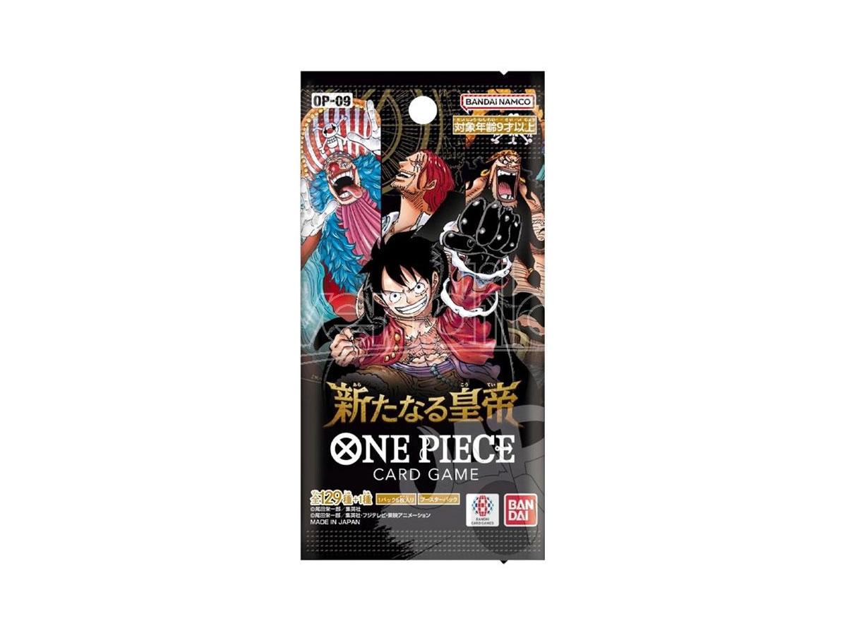 Japanese ONE PIECE Card Game OP-09 "The New Emperor" Booster Pack