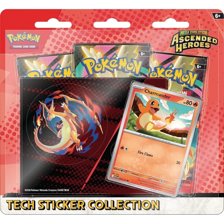 Pokémon TCG: Mega Evolution—Ascended Heroes Tech Sticker Collection (Charmander)