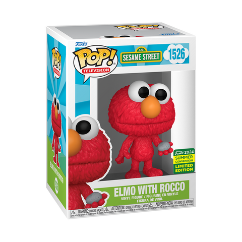 2024 Summer Convention Exclusive Elmo with Rocco Pop! Vinyl