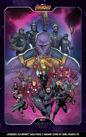 AVENGERS #65 YU INFINITY SAGA PHASE 3 VAR