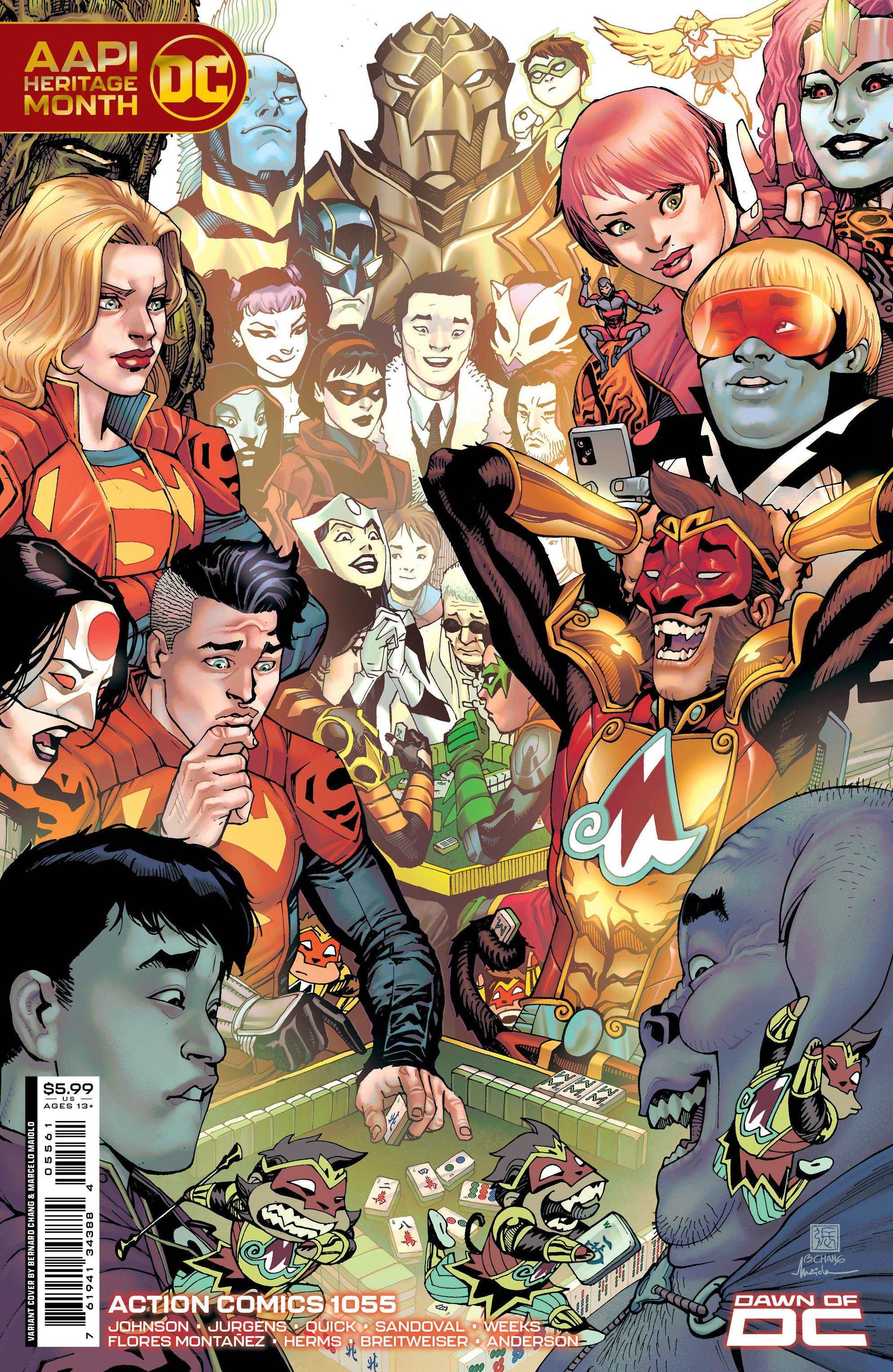 ACTION COMICS #1055 CVR D CHANG AAPI MNTH CS VAR