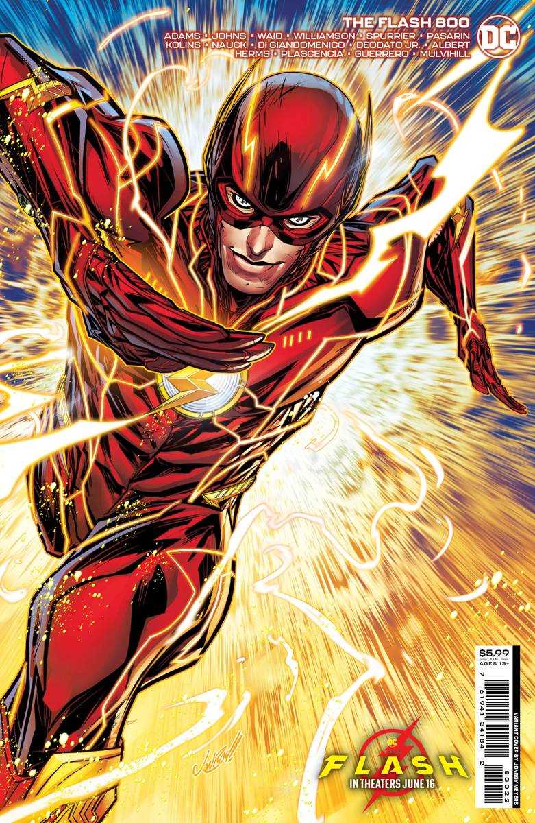 DC Comics:  FLASH #800 - CVR G MEYERS FLASH MOVIE CARD STOCK VAR