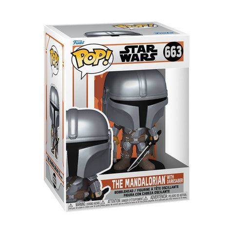 POP VINYL MANDALORIAN MANDALORIAN W/ DARK SABER (C: 1-1-2)