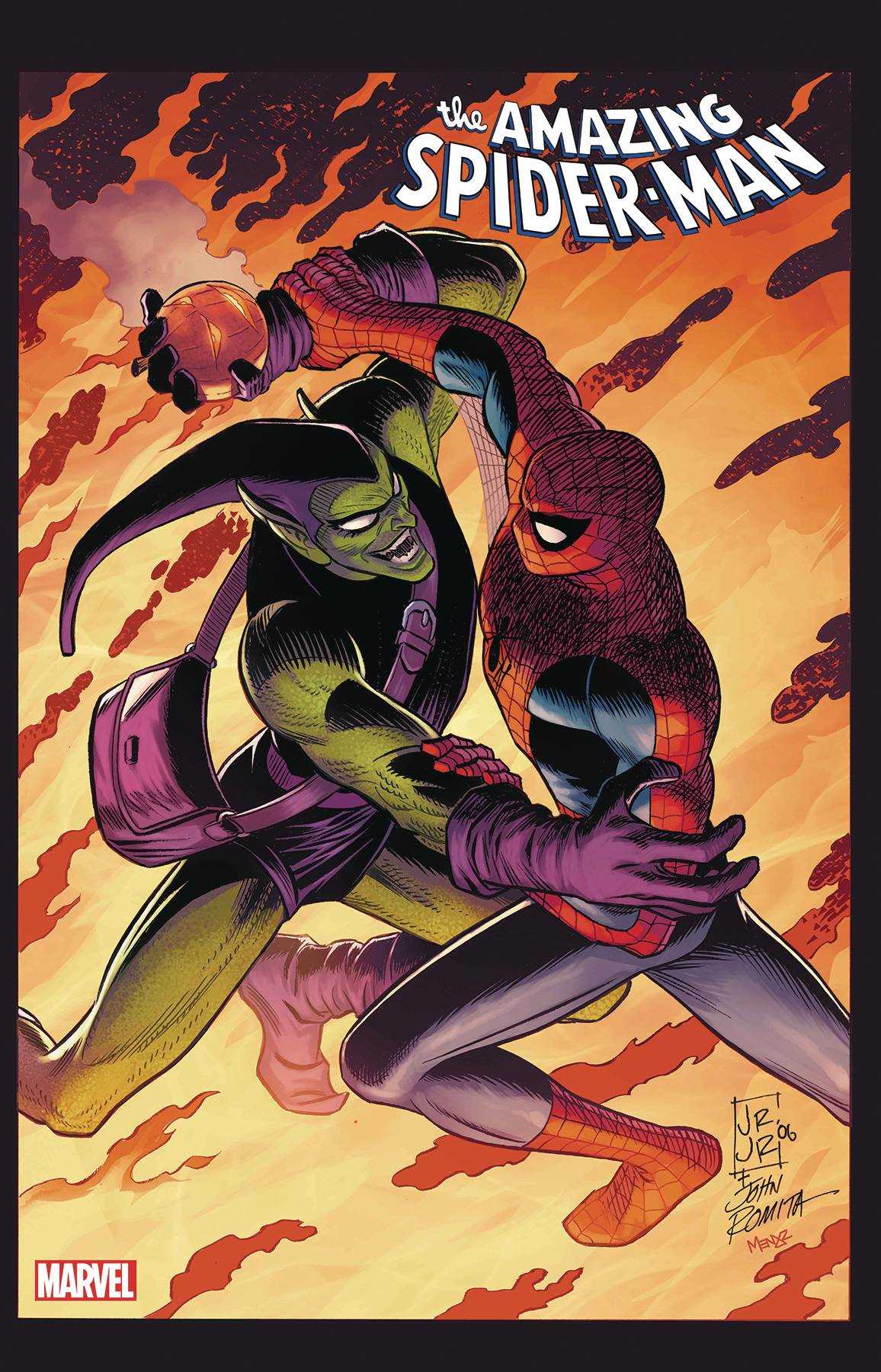 AMAZING SPIDER-MAN #36 JOHN ROMITA JR JOHN ROMITA SR VAR