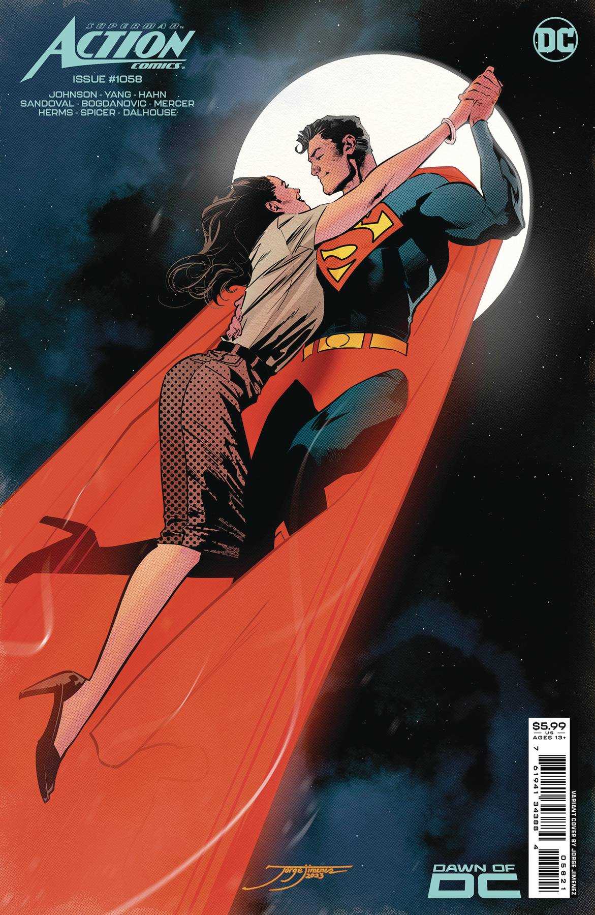 ACTION COMICS #1058 CVR B JORGE JIMENEZ CS VAR