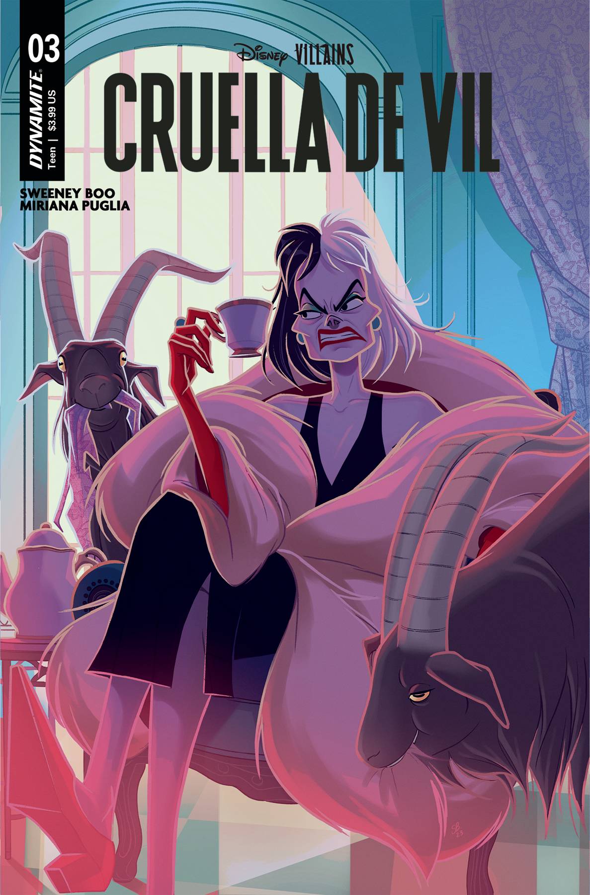 DISNEY VILLAINS CRUELLA DE VIL #3 COMIC BOOK CVR A BOO