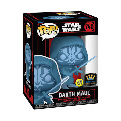 POP SPECIALTY SERIES SW DARKSIDE DARTH MAUL HOLO GLOW-IN-THE-DARK  FUNKO POP! VINYL