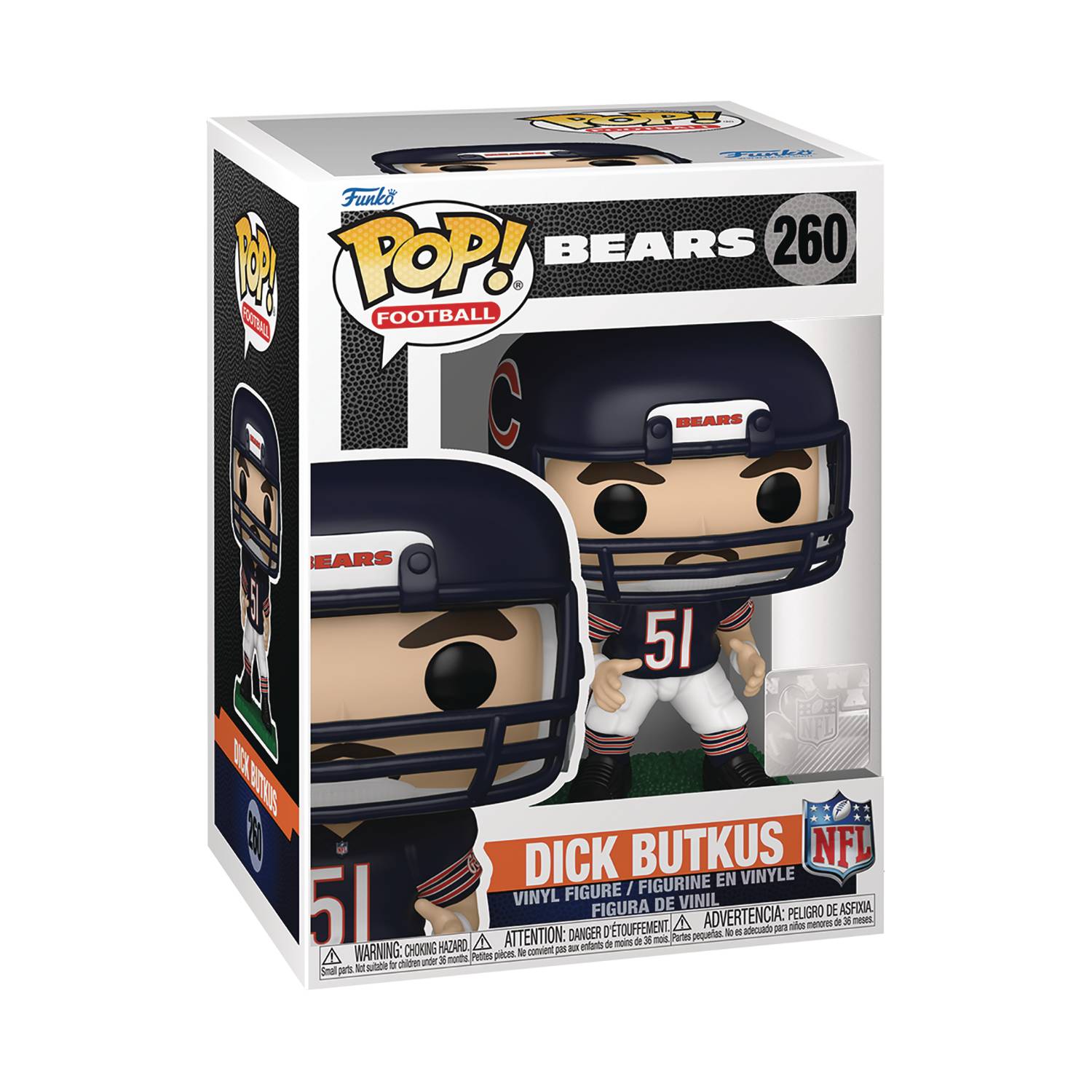 NFL Legends Bears D. Butkus Funko Pop! Vinyl Figure #260