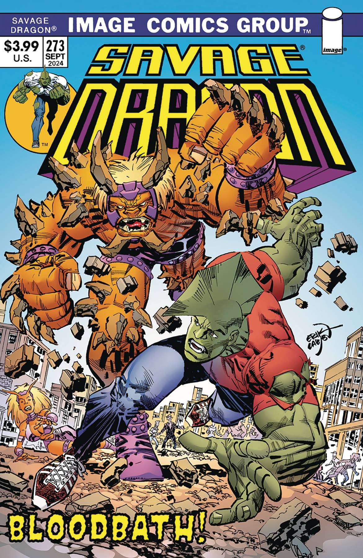 SAVAGE DRAGON #273 CVR B LARSEN (MR)