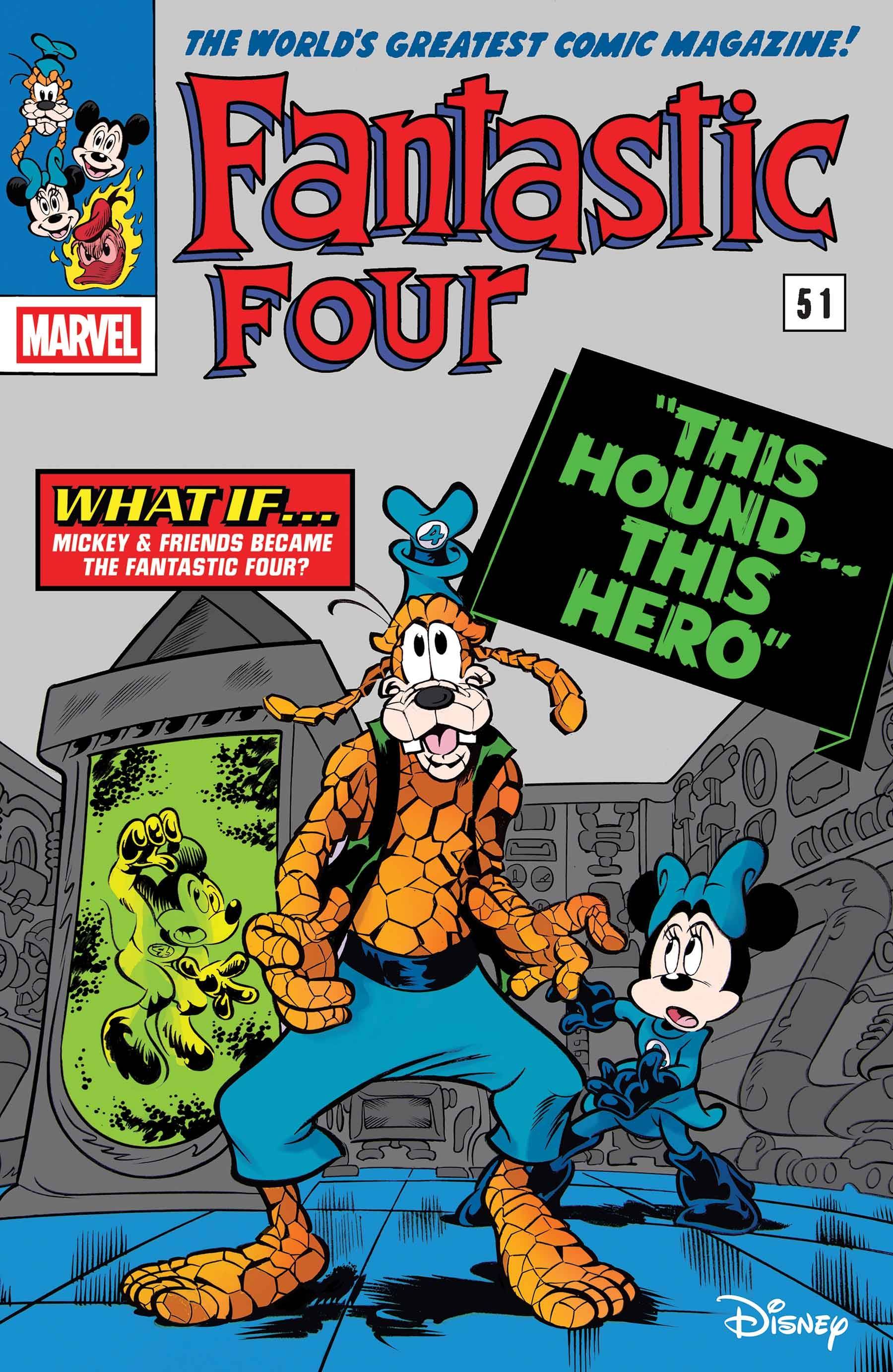 FANTASTIC FOUR #29 MOTTURA WHAT IF DISNEY FANTASTIC FOUR VAR