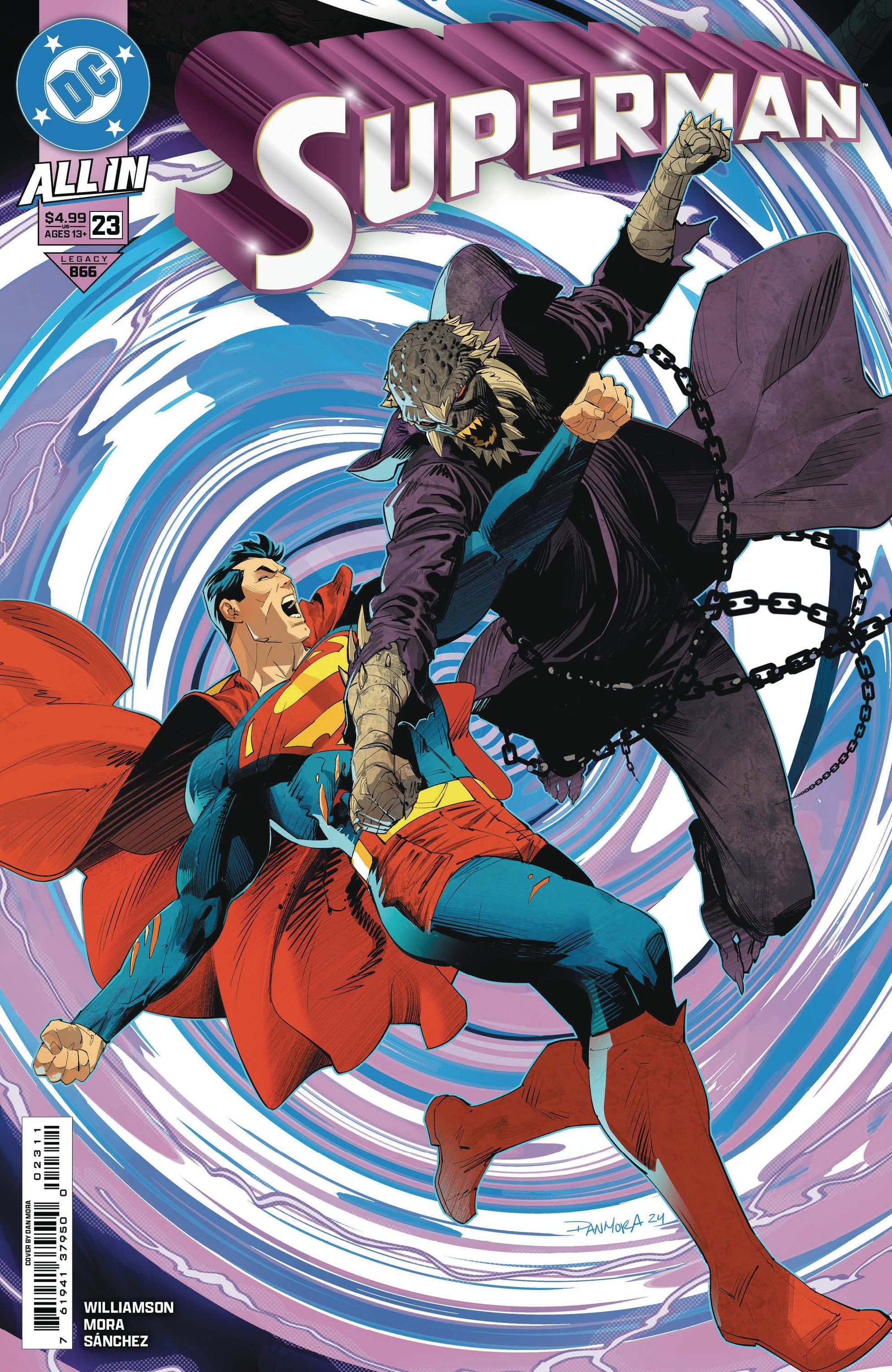 SUPERMAN #23 CVR A DAN MORA
