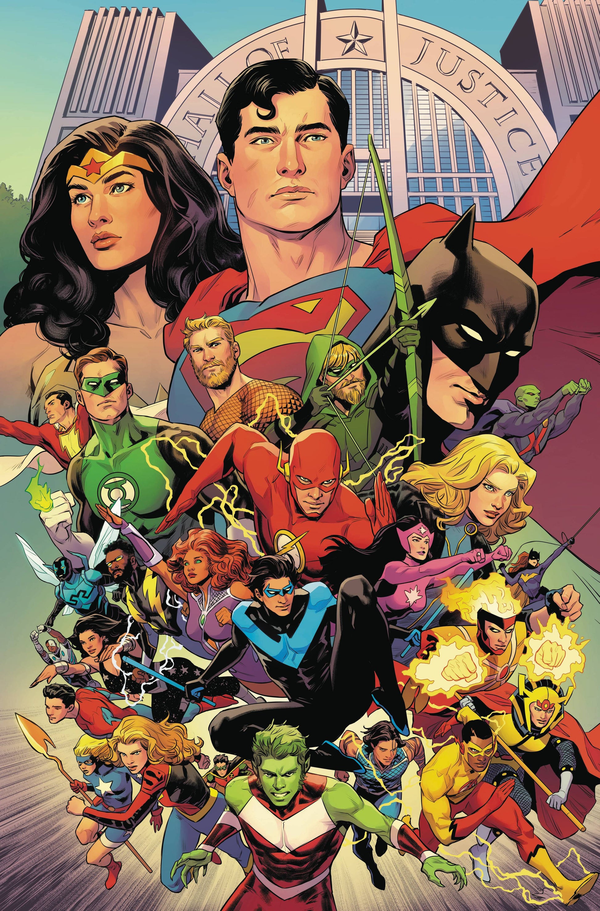 JUSTICE LEAGUE UNLIMITED #9 CVR D TRAVIS MOORE CSV
