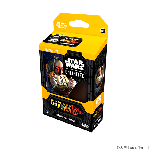 Star Wars Unlimited: Jump to Lightspeed Boba Fett Spotlight Deck
