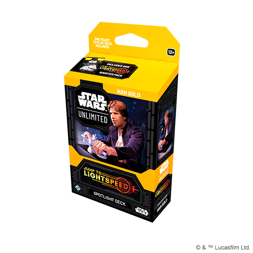 Star Wars Unlimited: Jump to Lightspeed Han Solo Spotlight Deck