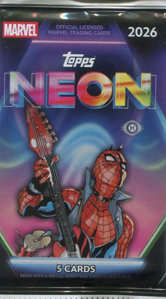 Topps : 2026 Marvel Neon Retail Pack (1 Pack)