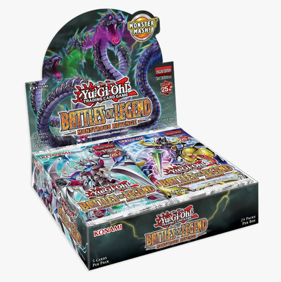 Yu-Gi-Oh Battles of Legend: Monstrous Revenge Booster Box (New and Sealed!)