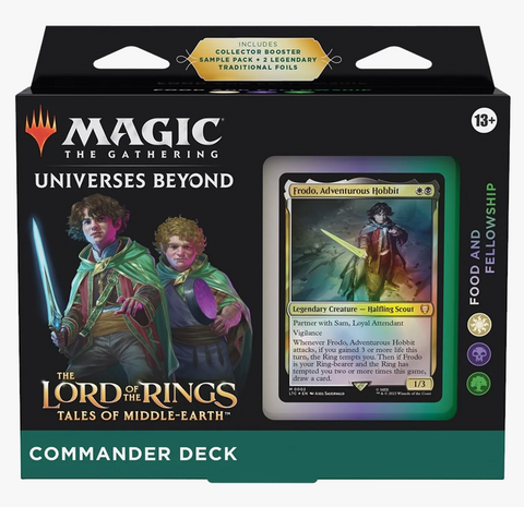 The Lord of the Rings: Tales of Middle-earth Frodo Commander Deck - Food and Fellowship