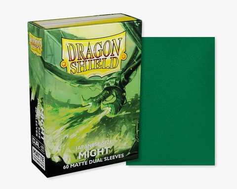 Dragon Shield: Might - Matte Dual Sleeves - Japanese Size Sleeves (60ct)