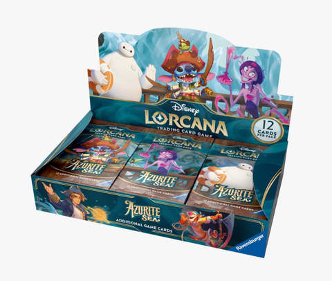 Disney Lorcana TCG: Azurite Sea Booster Box (Pre-Sale)