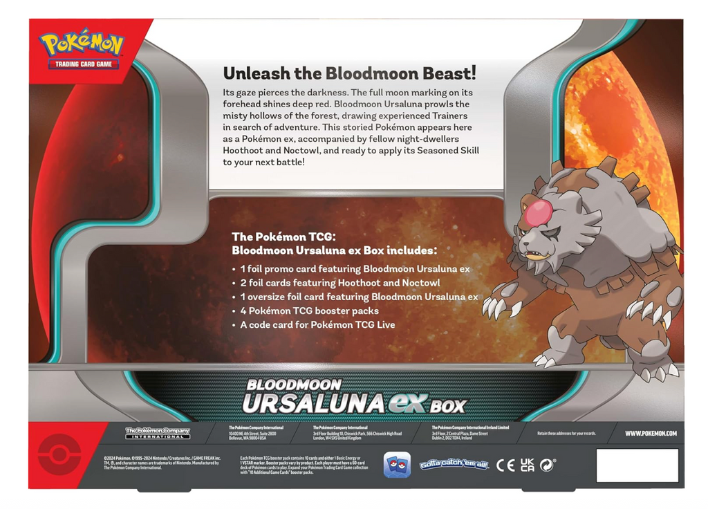 Pokémon TCG: Bloodmoon Ursaluna ex Box